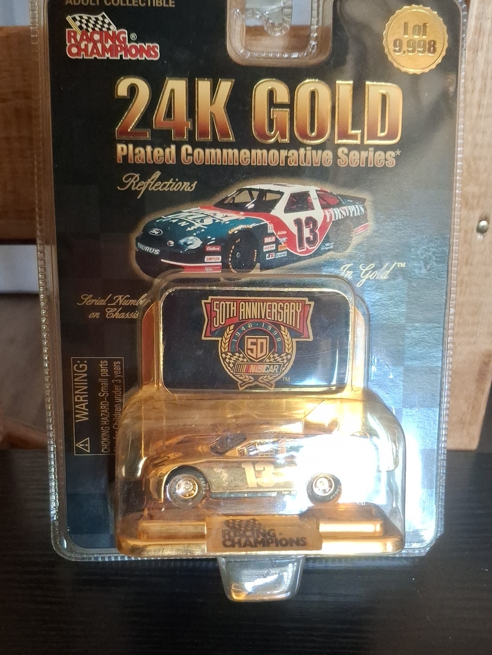 Racing Champions 24K Gold Plated Commemorative Die-Cast Car - Gold